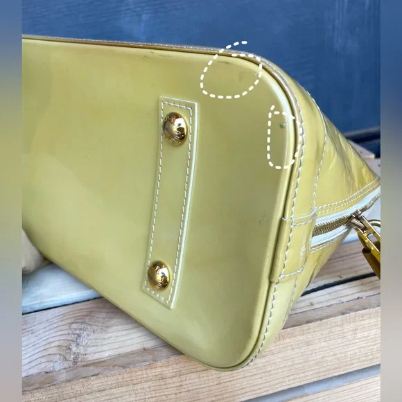 Authentic LOUIS VUITTON ALMA Venis pm handbag - Picture 12 of 17